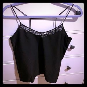 STRAPPY LACE BLACK CAMI